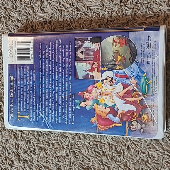 Disney Cinderella VHS Tape - Picture 3 of 3